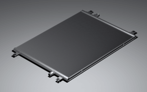 Microchannel air-to-water coil