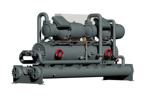 Dual-circuit water-cooled chiller