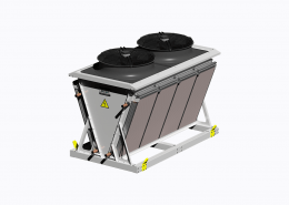 Evaporative condenser