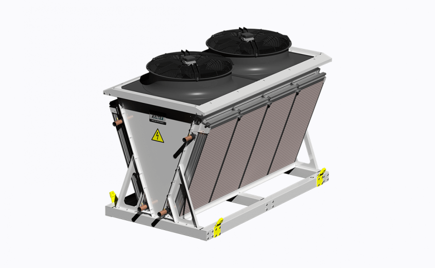 Evaporative condenser