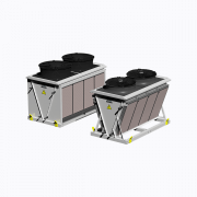 Evaporative dry coolers