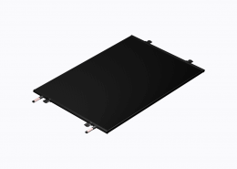 E-coated microchannel coil