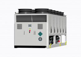 Air-cooled screw chiller