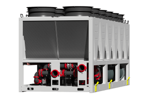 Variable-speed screw chiller
