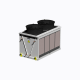 Evaporatively-cooled condenser