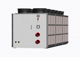 Evaporative fluid cooler