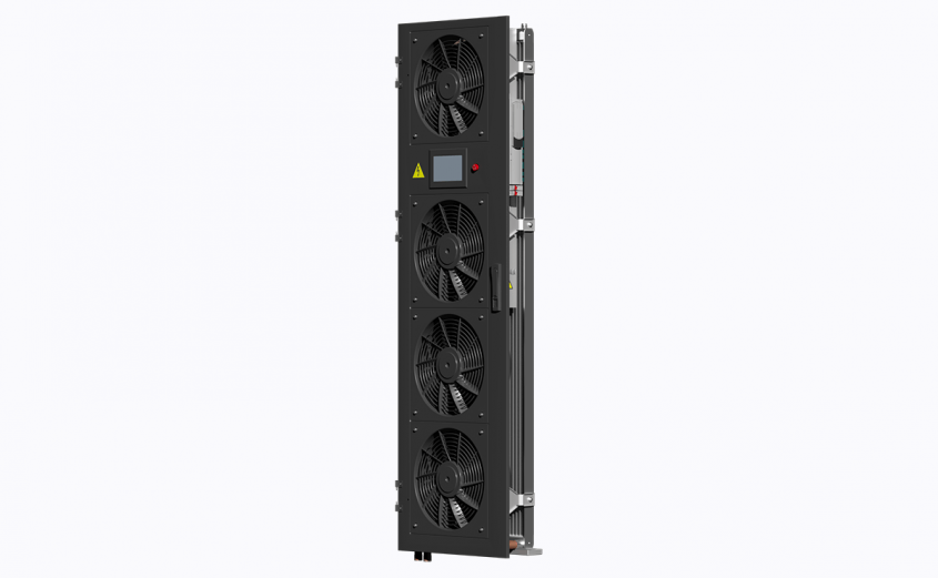 Server rack cooling door