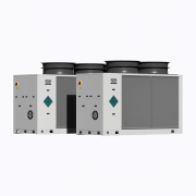 Compact scroll chillers