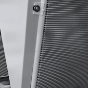 Chiller with microchannel condenser coils