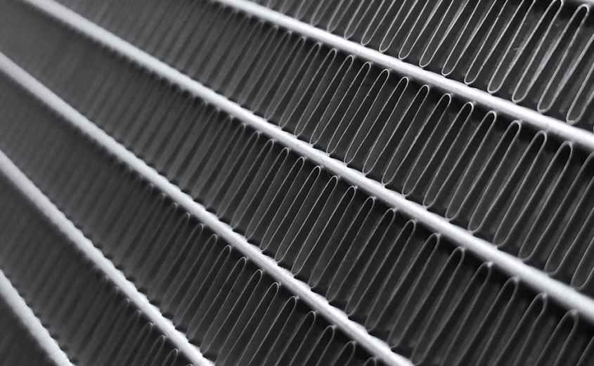 Microchannel heat exchanger for ammonia