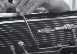 Serpentine condenser